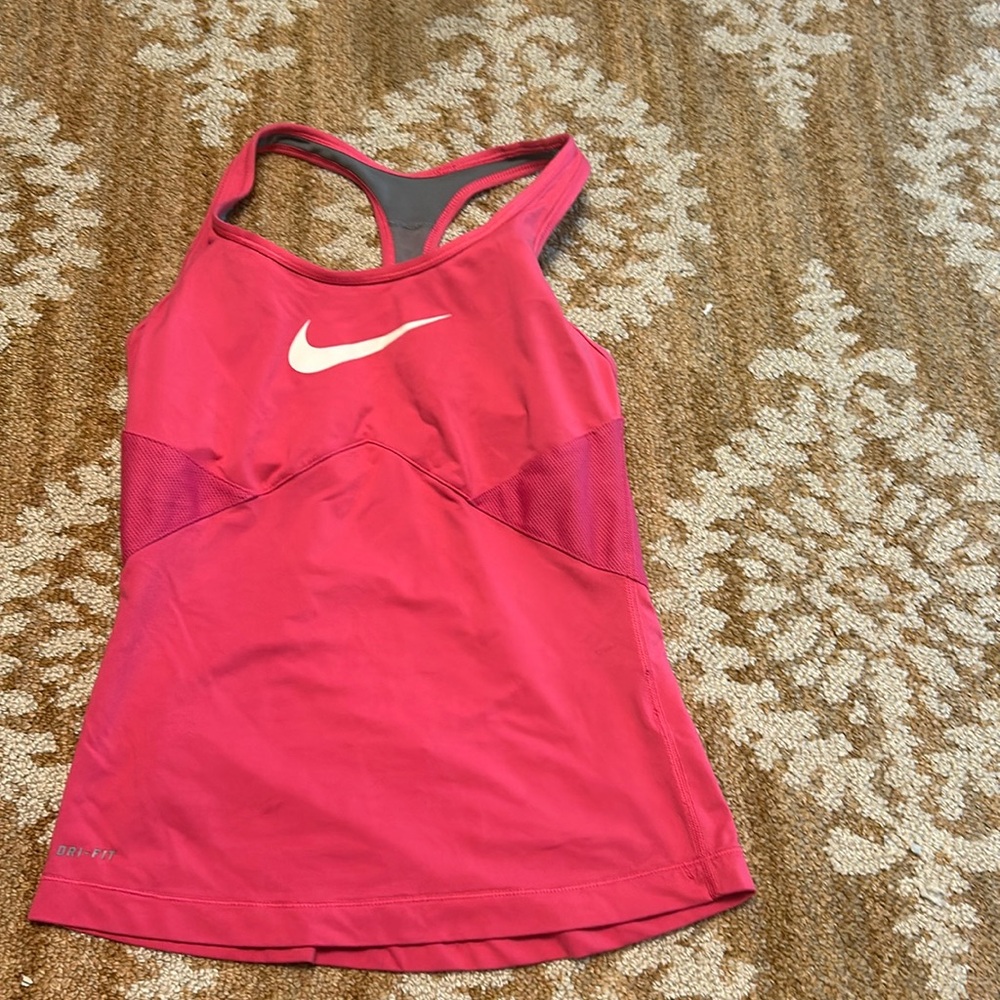 Nike pink tank top XS